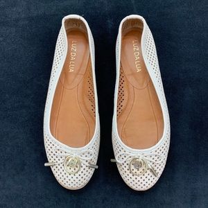 Luz Da Lua Bow Flat Shoes